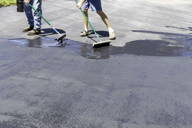 Blacktop Sealcoating detail