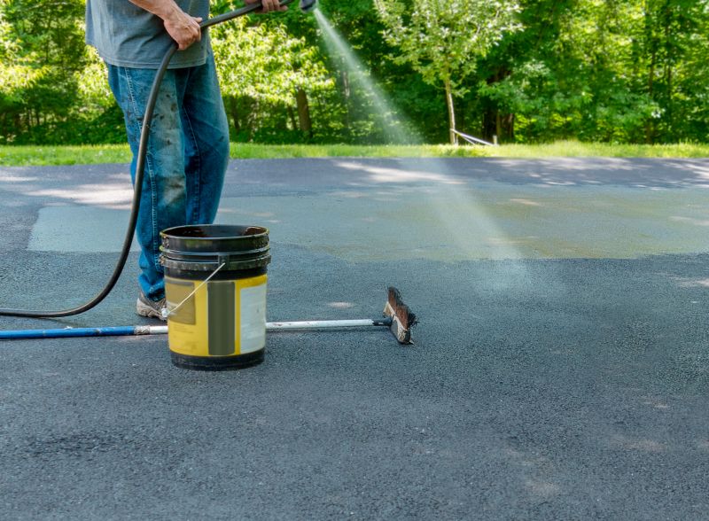 Residential Driveway Sealcoating